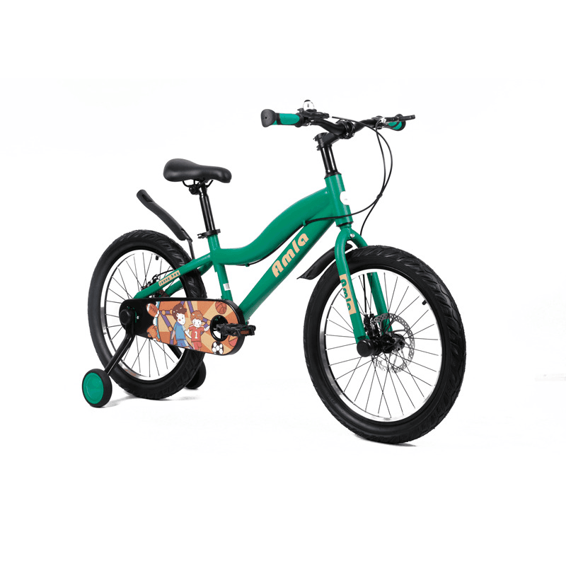 أملا - دراجة جبلية مقاس 14 بوصة - أخضر