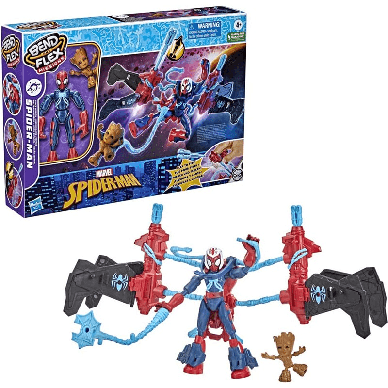 Marvel Bend And Flex Spider-man Space Mission Jet
