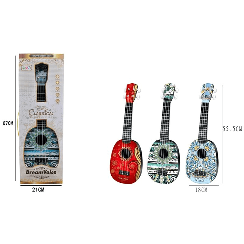 الجيتار الموسيقي 32 إنش متعدد الألوان