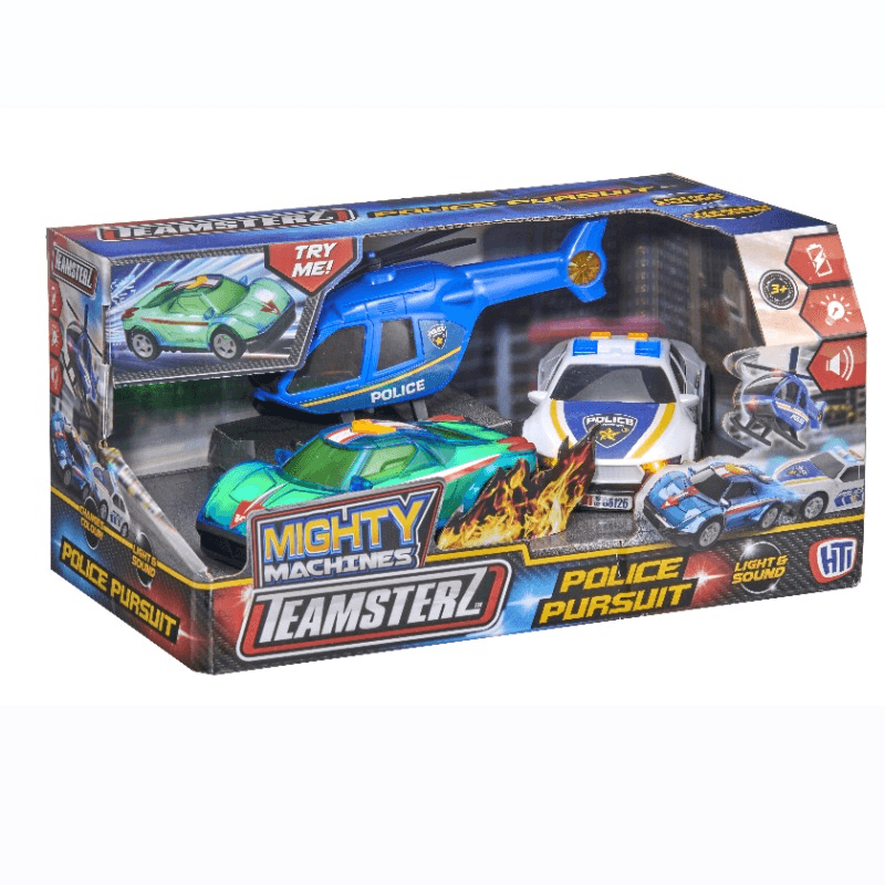 Teamsterz - Police Pursuit Car With light & Sound