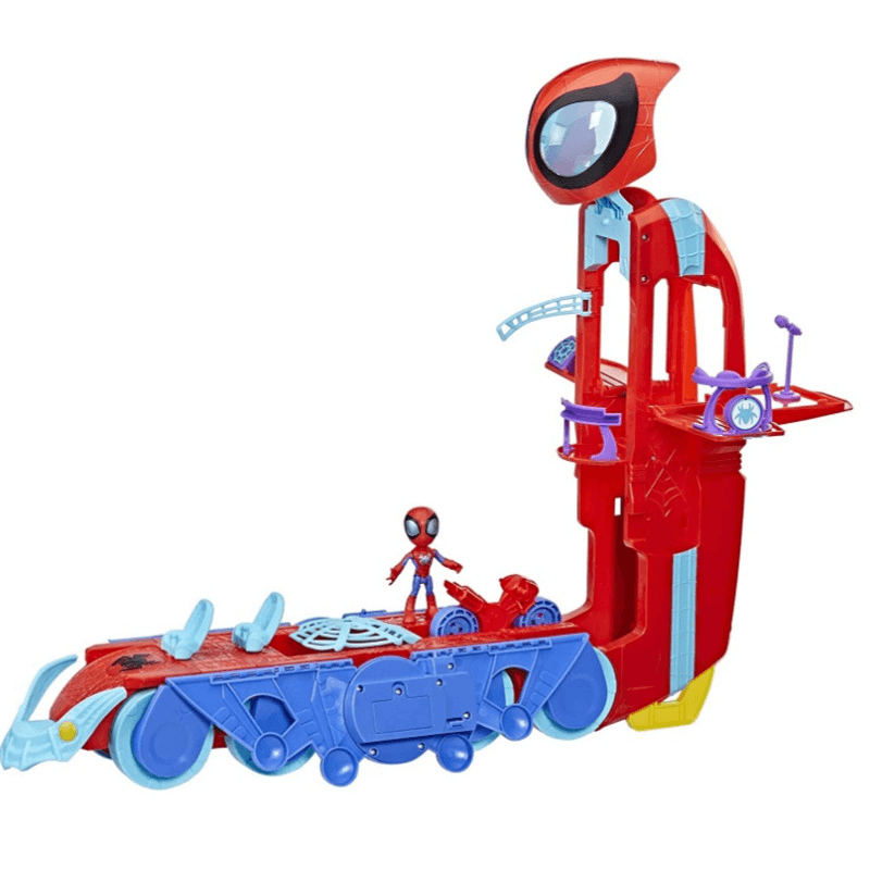 Marvel Spider Crawl-R 2-in-1 Deluxe Headquarters Set
