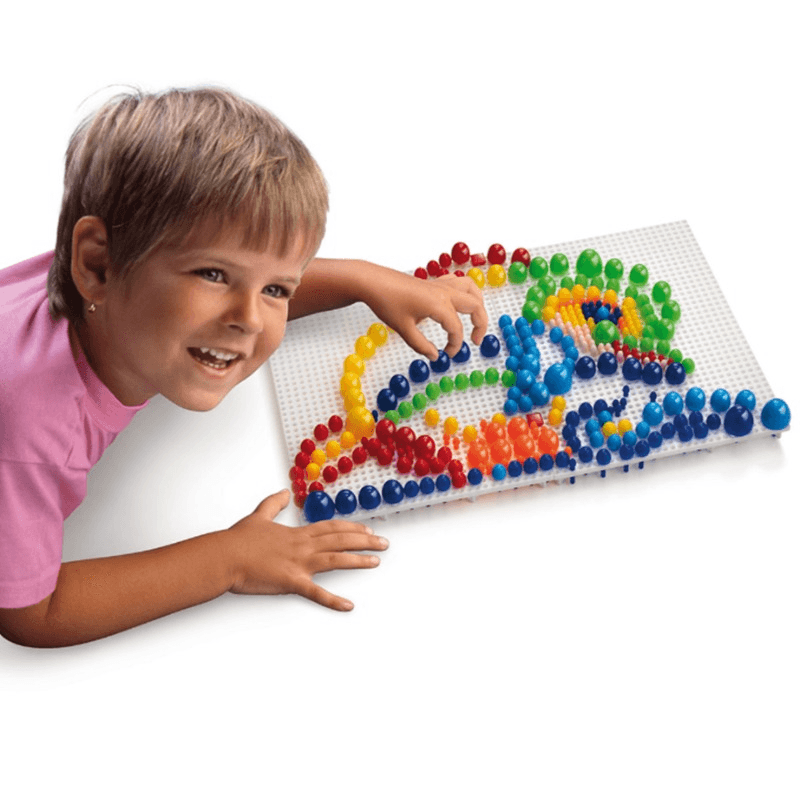 Quercetti Fanta Color Mosaic Compact Set - 300 Pin