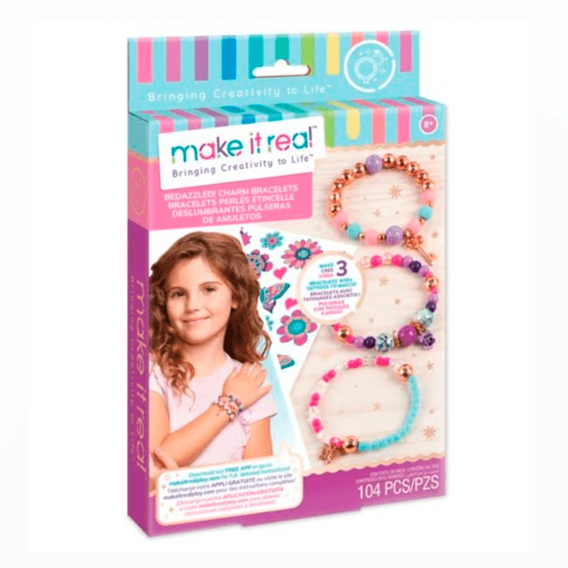 Make It Real Bedazzled Charm & Bracelets