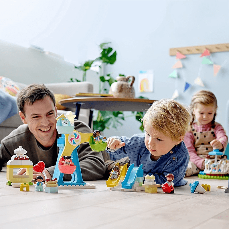 LEGO Duplo Amusement Park Fairground with Train Building Set 10956