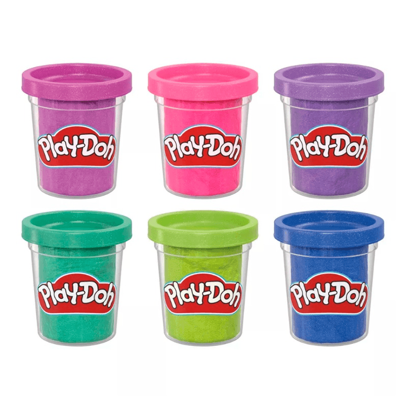 Play-Doh Sparkle Collection - 6 Pcs