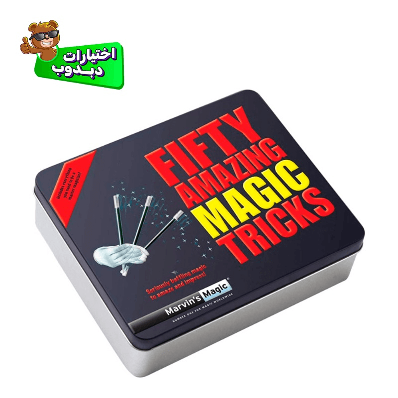 مارفن ماجيك - مجموعة الخدع السحرية لون أحمر - 50 خدعة