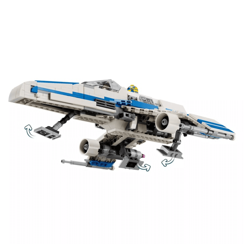 LEGO Republic E-wing vs. Shin Hati's Starfighter