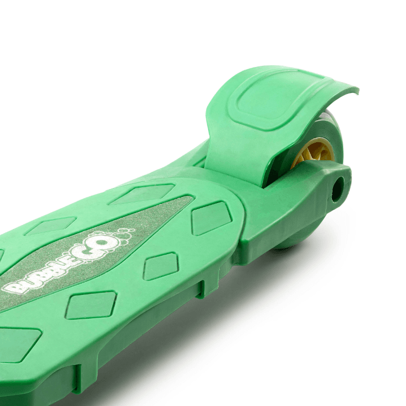 Xootz Dinosaur Bubble Go Scooter for Kids - Green