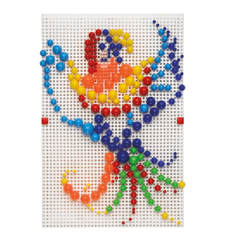 Quercetti Fanta Color Mosaic Compact Set - 300 Pin