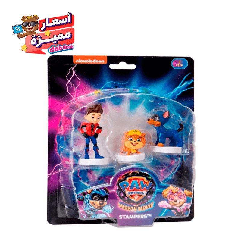 Paw Patrol The Mighty Movie stampers blister 3 Pcs - Pack of 1