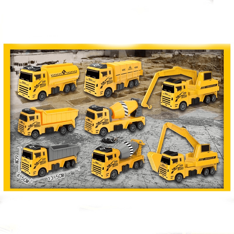 Boxed Lili Engineering Vehicle (8pcs)