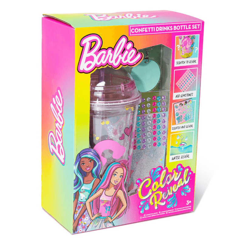 Barbie Colour Reveal Confetti Drinks Bottle