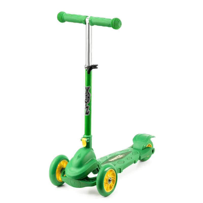 Xootz Dinosaur Bubble Go Scooter for Kids - Green