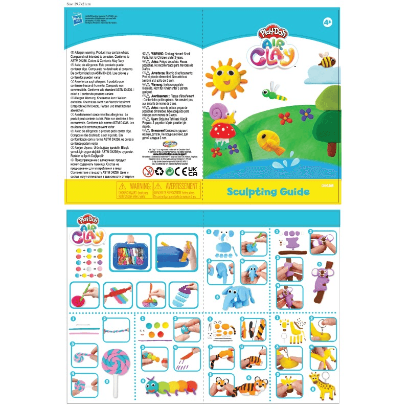 Play-Doh Lap Desk Air Clay Table Set