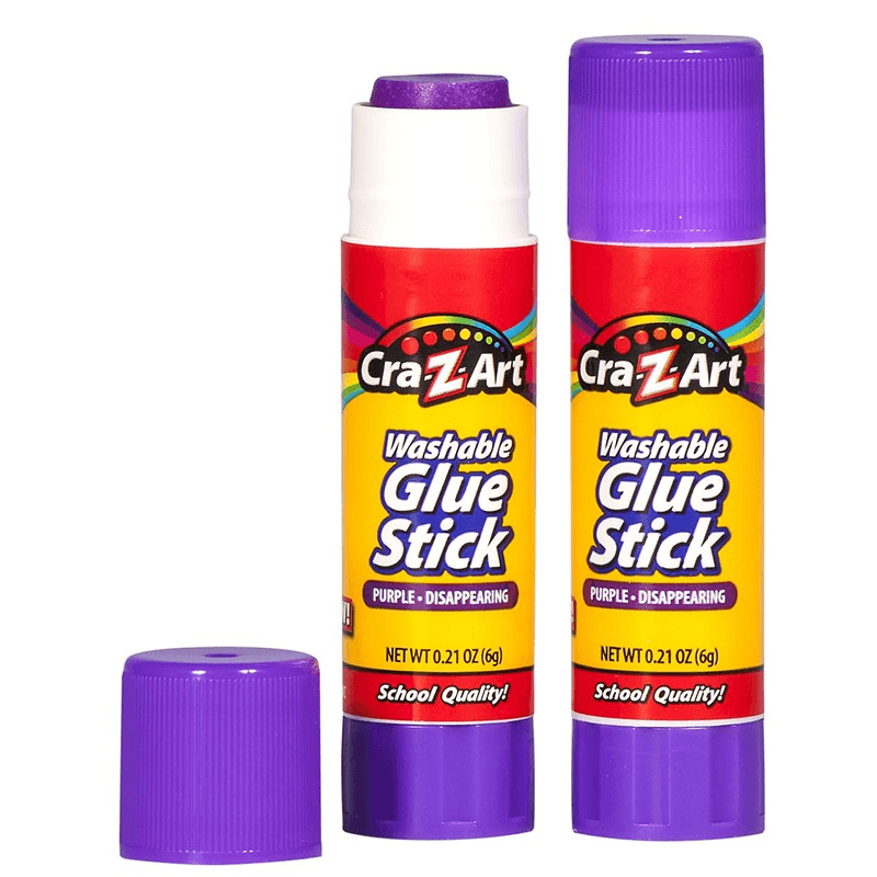 Cra-Z-Art Purple Disappearing Glue Sticks