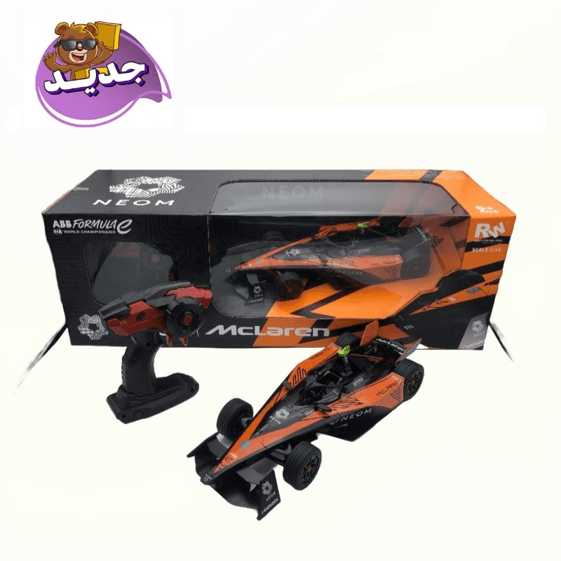 ار دبليو - سيارة ماكلارين فورمولا إي بجهاز تحكم عن بعد بمقياس 1:14