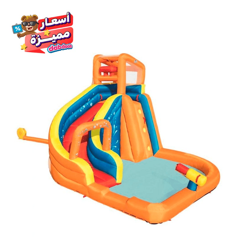 بست واي - متنزه مائي قابل للنفخ مع زلاجة للأطفال