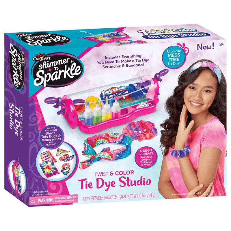 Cra-Z-Art Shimmer N Sparkle Twist And Color Tie Dye Studio