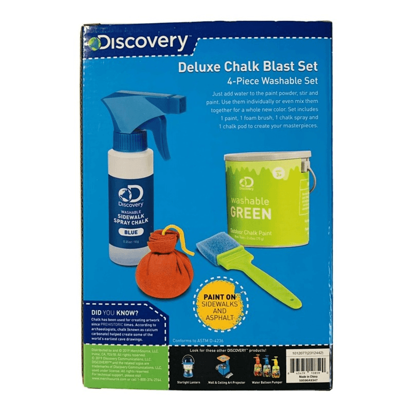 Discovery Deluxe Chalk Blast 4 Piece Set