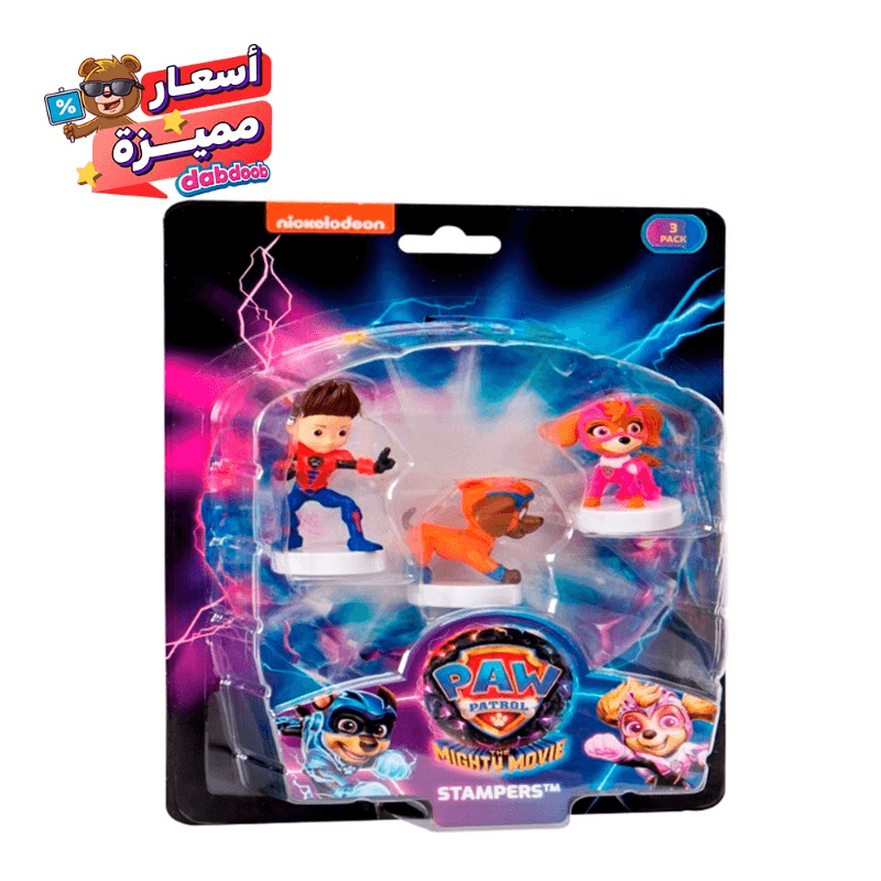Paw Patrol The Mighty Movie stampers blister 3 Pcs - Pack of 1