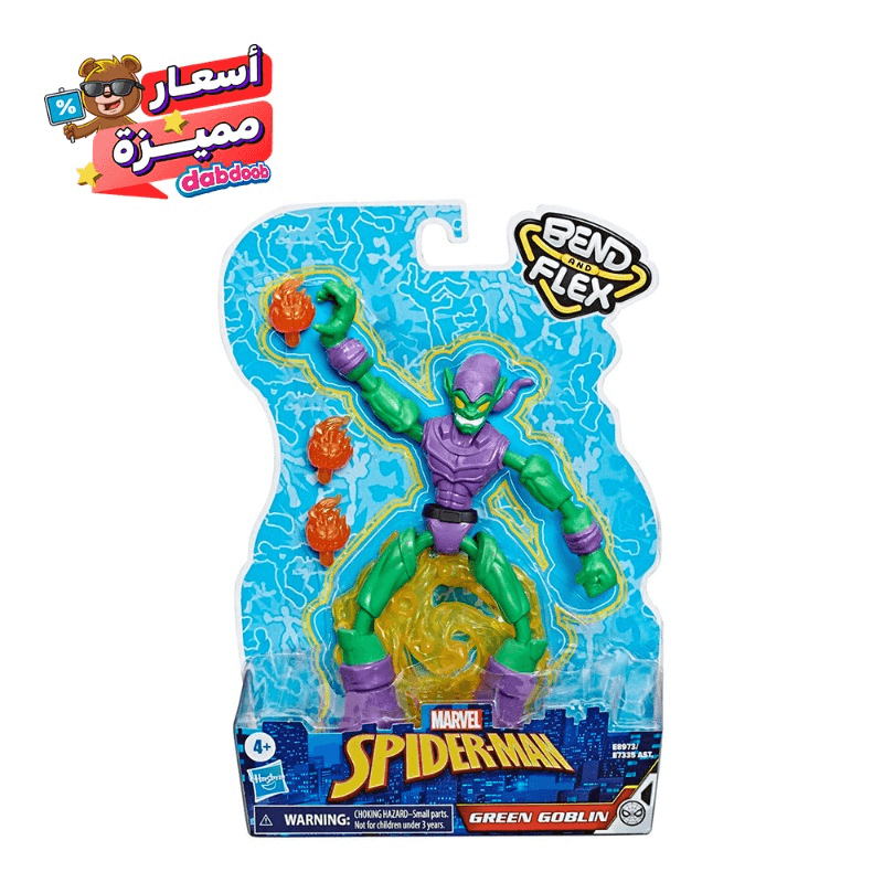 Marvel Spider-Man Bend and Flex Green Goblin Action Figure
