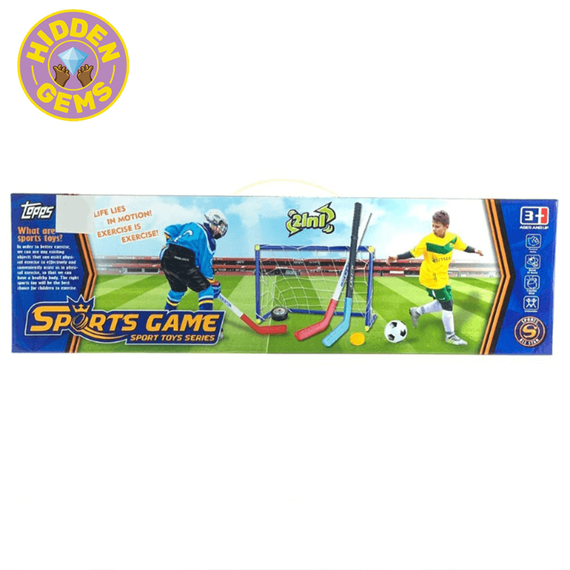 Interactive Hockey & Soccer Set