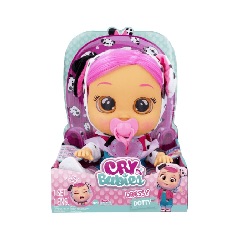 اشتري 1 واحصل على 1 مجانا - كراي بيبيز دمية دوتي + وين فن دريم بيتس الموسيقية