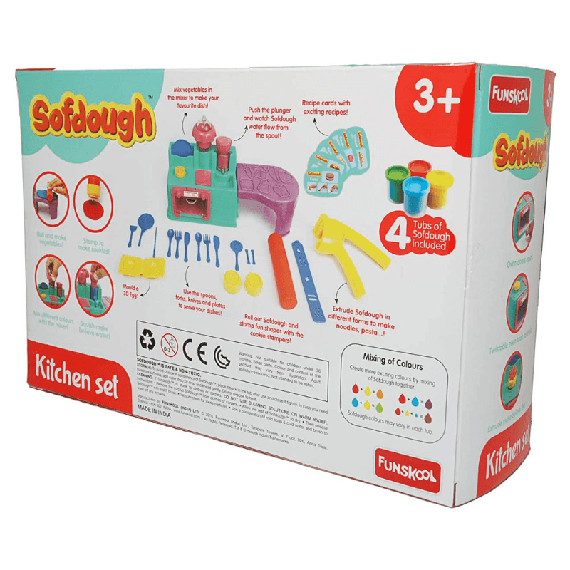 Funskool Sofdough Kitchen Set