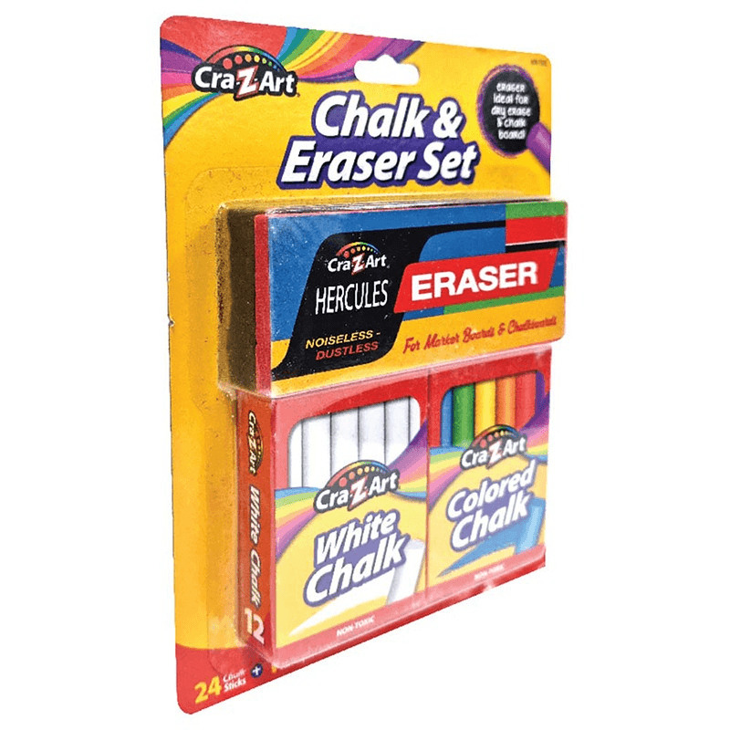 كري زي آرت - مجموعة الطباشير والممحاة