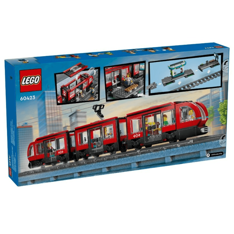 LEGO City Trains Downtown Streetcar and Station 60423