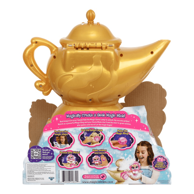 Magic Mixies Magic Genie Lamp With Interactive Pink Plush Toy