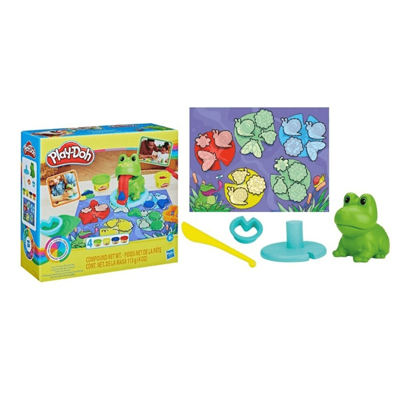 بلاي دوه - مجموعة صلصال بتصميم الضفدع