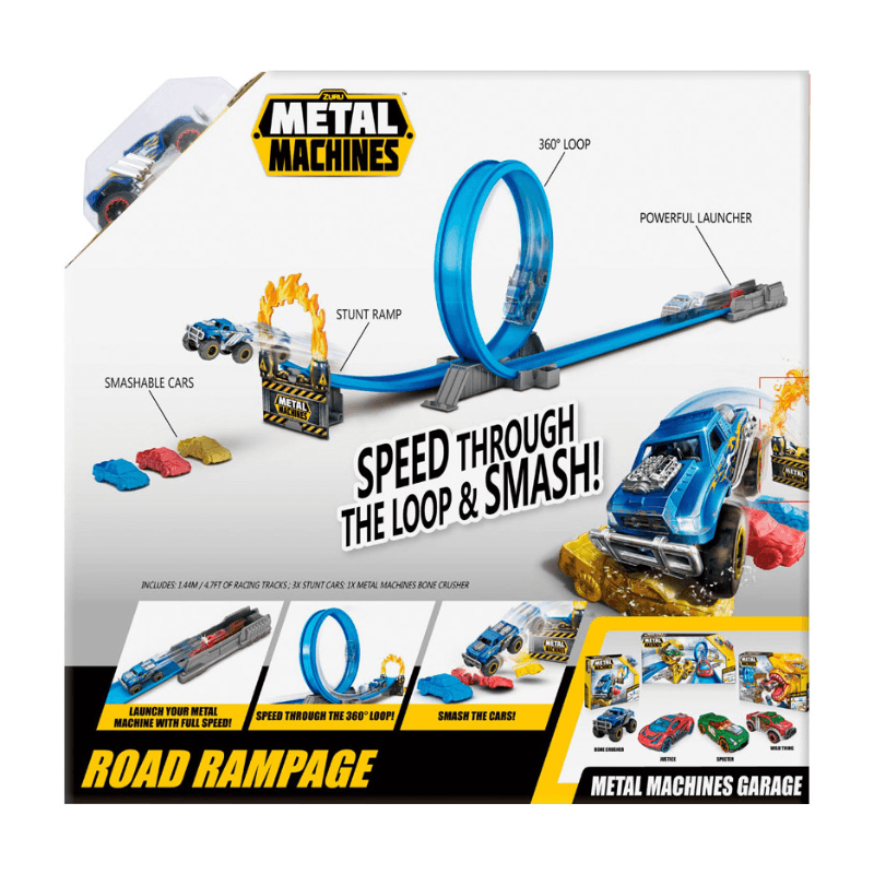 Metal Machines Auto Track Road Rampage
