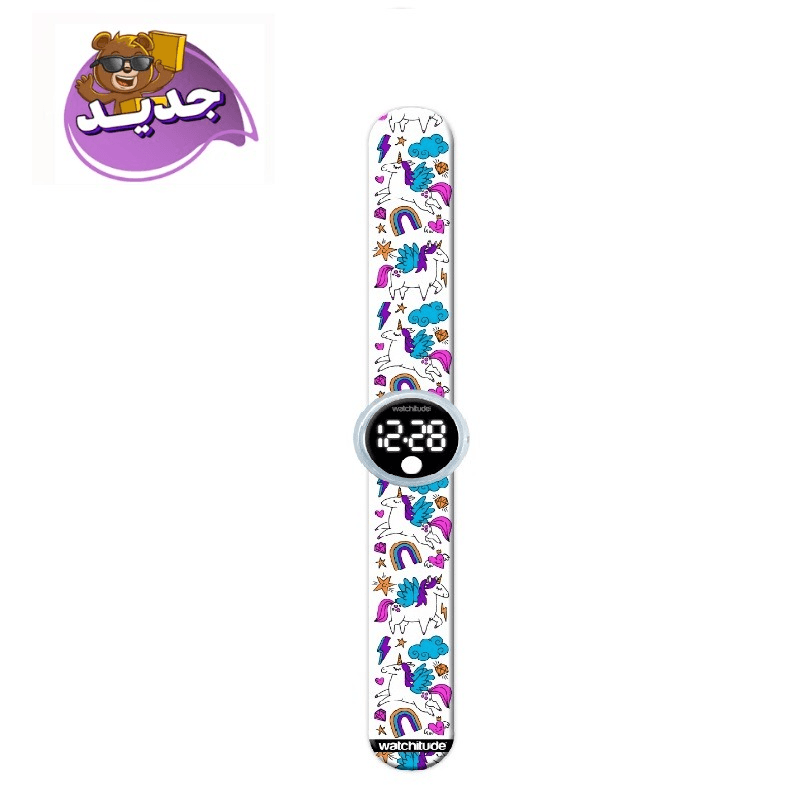 Watchitude Color Me Digital Slap Watch - Unicorn World