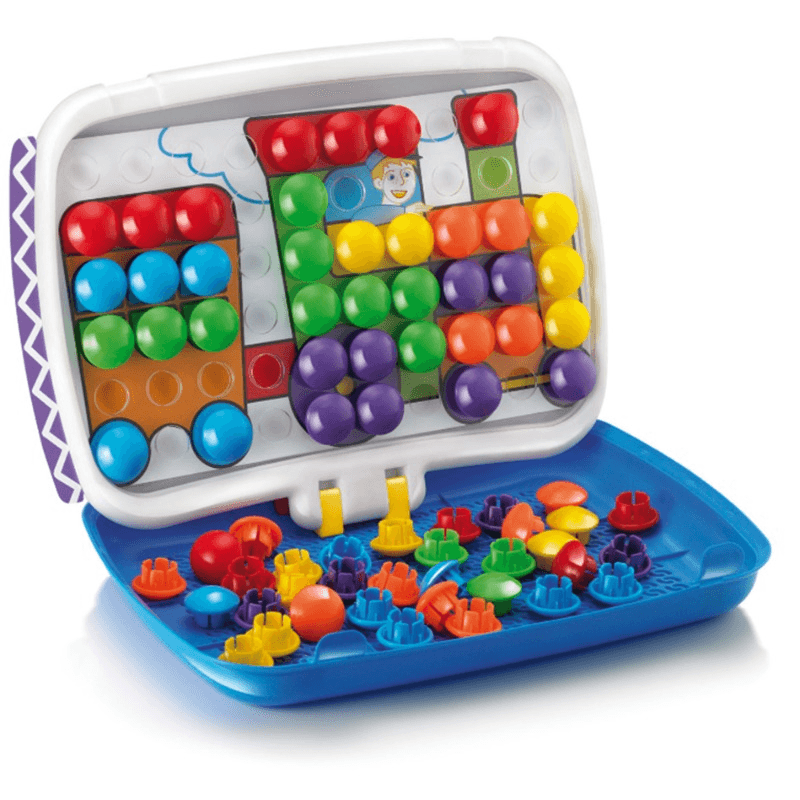 Quercetti 2-in-1 Combi Junior Mosaic Insert - 60 Pin