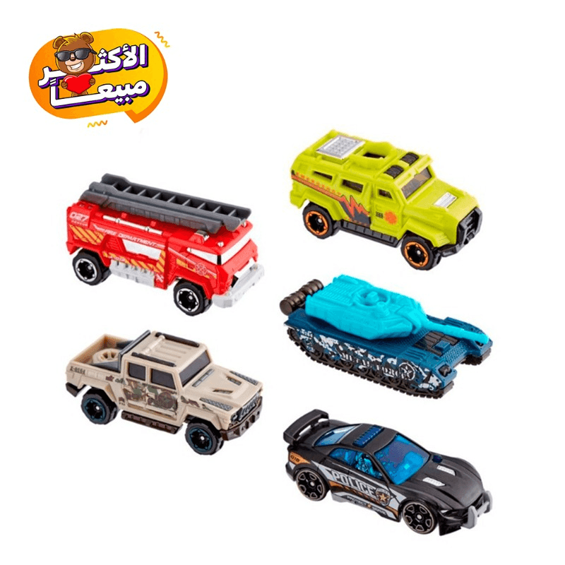 ماتيل ماشينز - مجموعة سيارات سيتي فورس باك 5 قطع