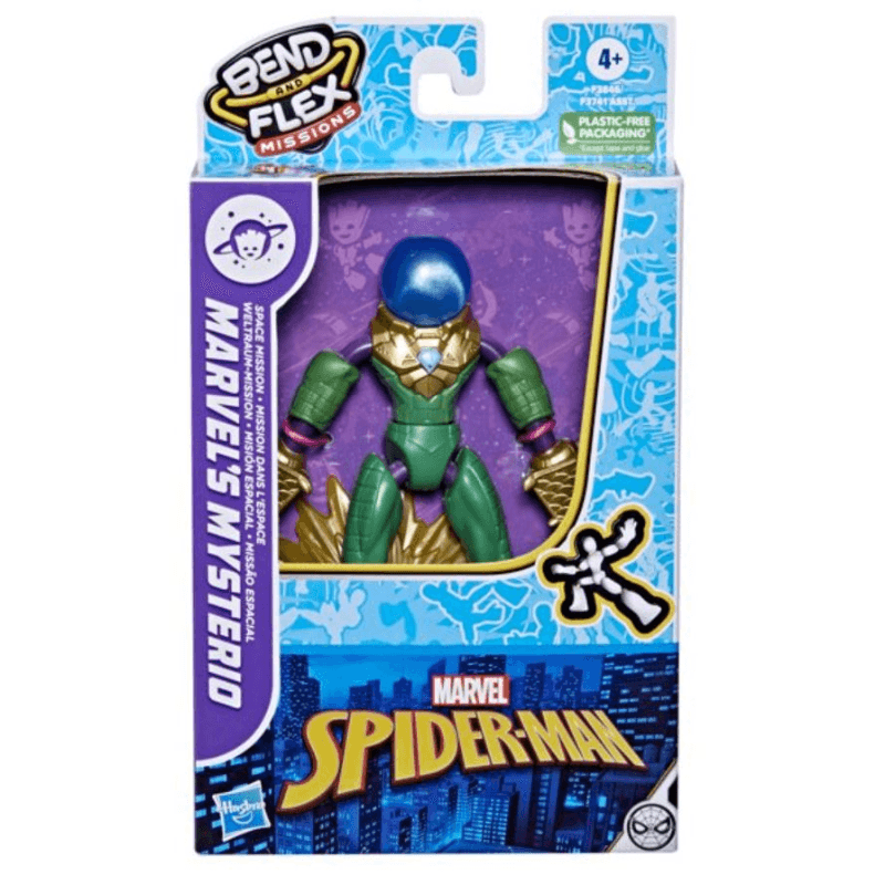 Marvel Action Figure Toy Bend And Flex Mysterio Space Mission