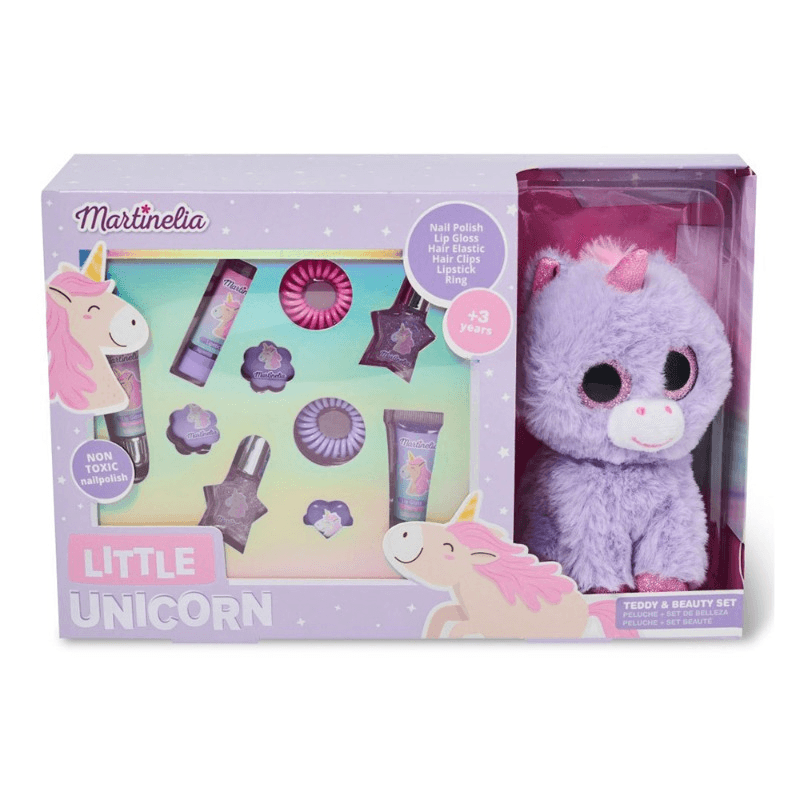 Martinelia Little Unicorn Teddy And Beauty Set