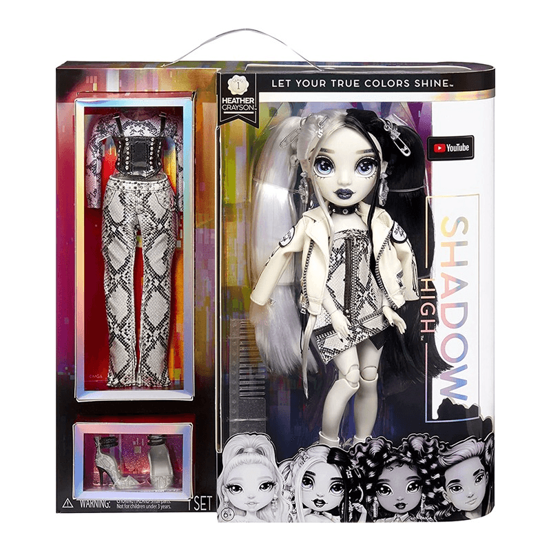 Rainbow High Heather Grayson Grayscale Fashion Doll Series 1