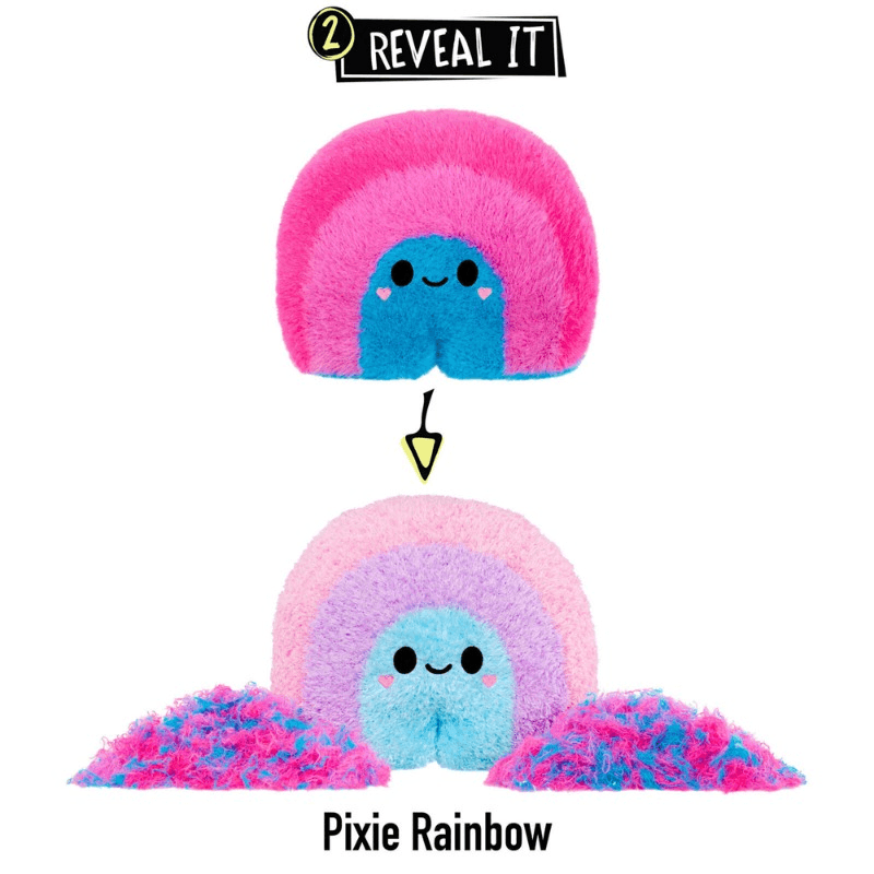 Fluffie Stuffiez Series 1 Plush Large - Rainbow