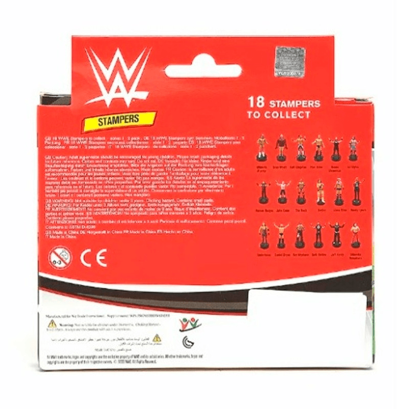 دبليو دبليو أي مجسمات شخصيات المصارعة الحرة ( عبوة من قطعتين ) - متنوع