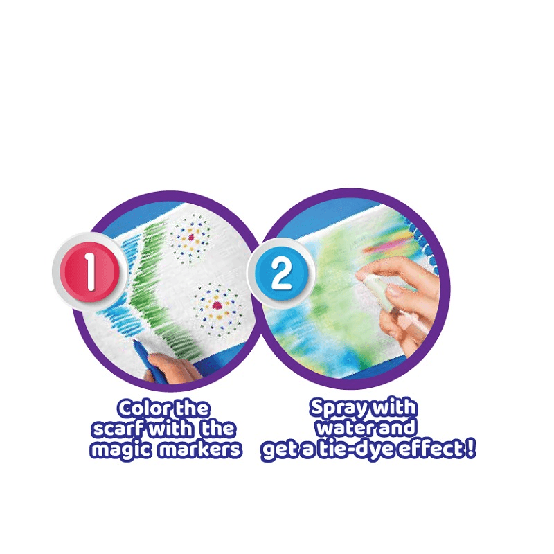 Tie-Dye Fashion Time - Cool Scarf