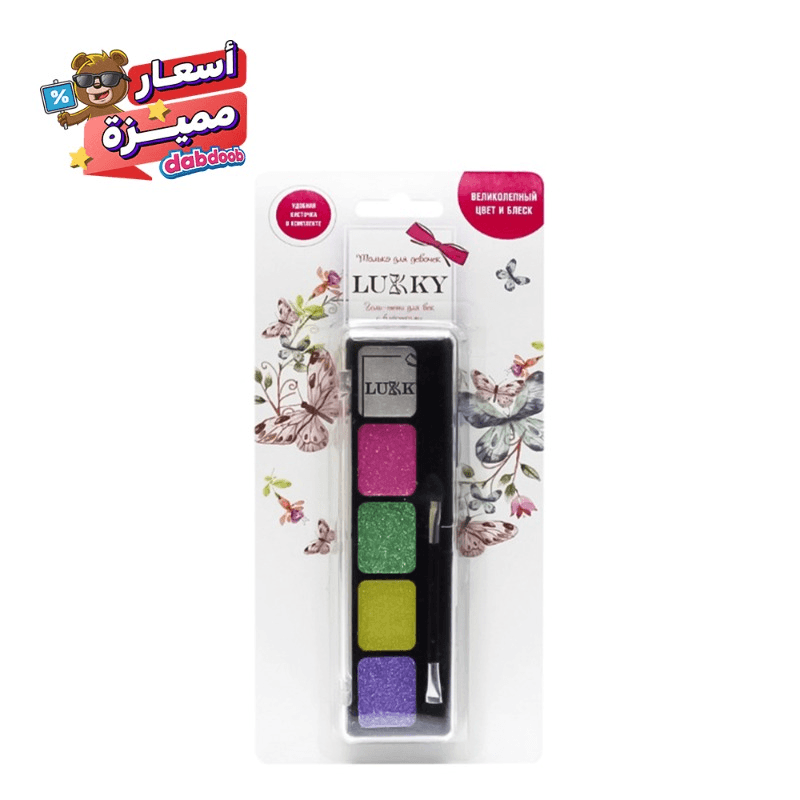 لوكي - جل ظلال العيون ألوان نيون 5 لون