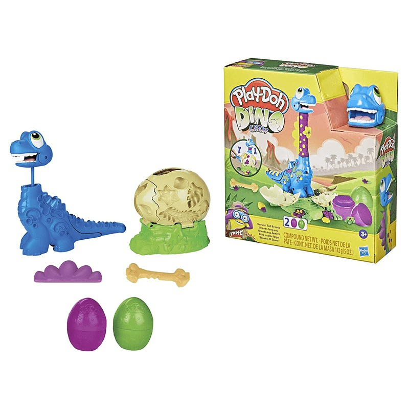 بلاي دو - لعبة ديناصور جروينج تول برونتو داينو كرو