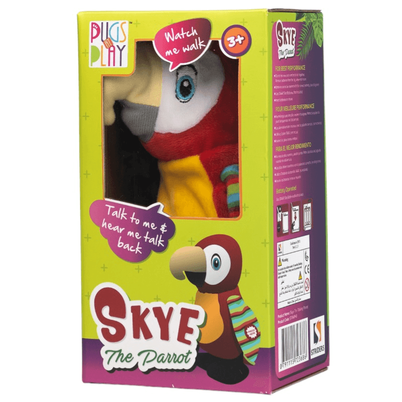 Pugs At Play Skye The Talking Parrot