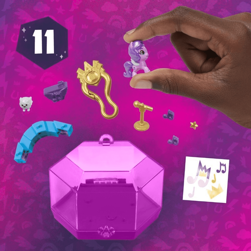 My Little Pony Mini World Magic Crystal Keychain - Princess Pipp Petals