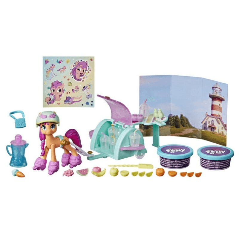 Buy 1 Get 1 Free Baby Alive Snip n Style Baby Blonde Hair Doll + My Little Pony Movie Sunny Starscout Mix And Make