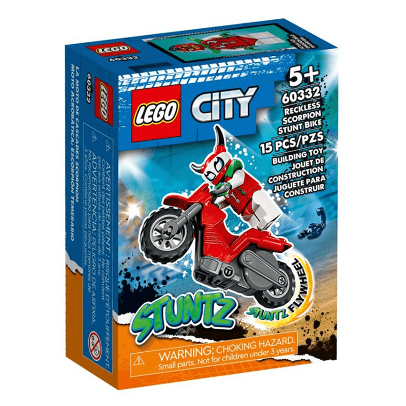 LEGO City Reckless Scorpion Stunt Bike - Red