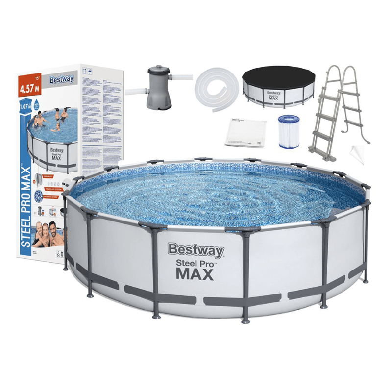 Bestway Large Round Steel Pro Max Pool