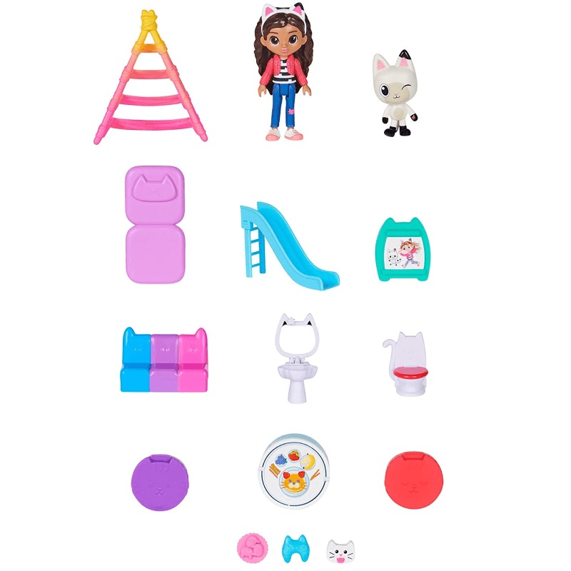 جابيز دول هاوس - مجموعة لعب منزل بيرفكن دول هاوس مع شخصيتين